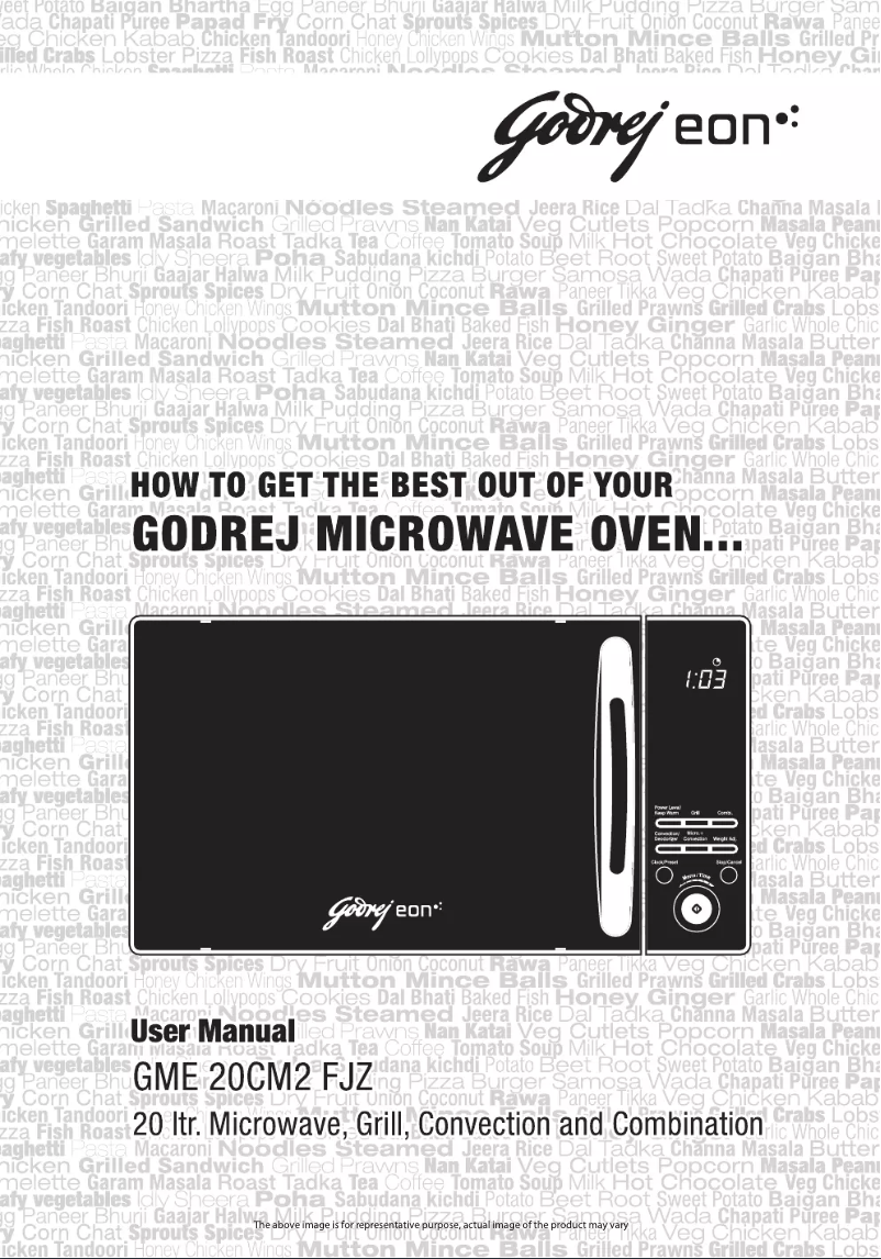 Page 1 de la notice Manuel utilisateur Godrej GME 20CM2 FJZ