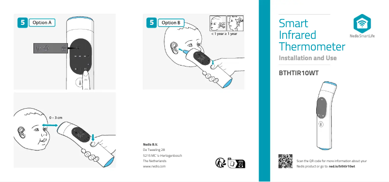 Page 1 de la notice Manuel utilisateur Nedis BTHTIR10WT