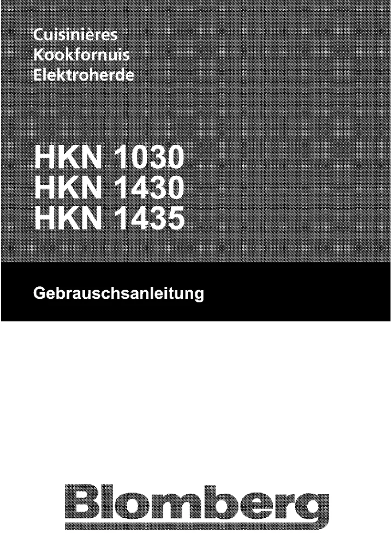 Page 1 de la notice Manuel utilisateur Blomberg HKN 1435