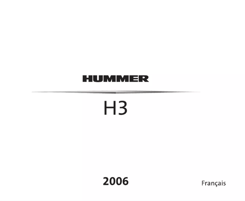 Image de la première page du manuel de l'appareil H3 (2006)