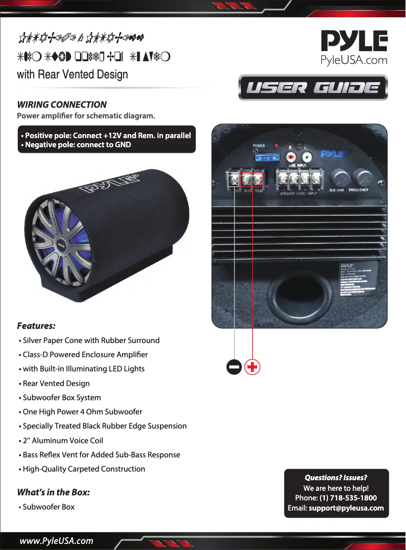 Image de la première page du manuel de l'appareil PLTAB101