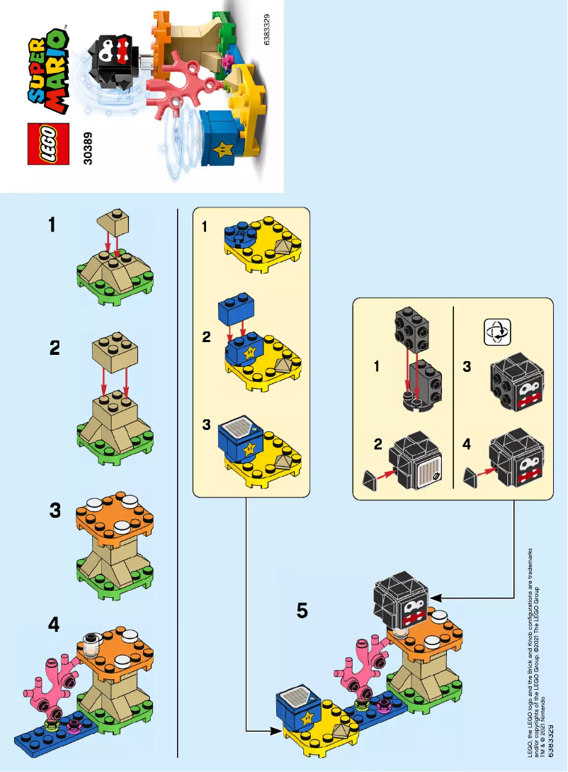 Image de la première page du manuel de l'appareil Super Mario 30389