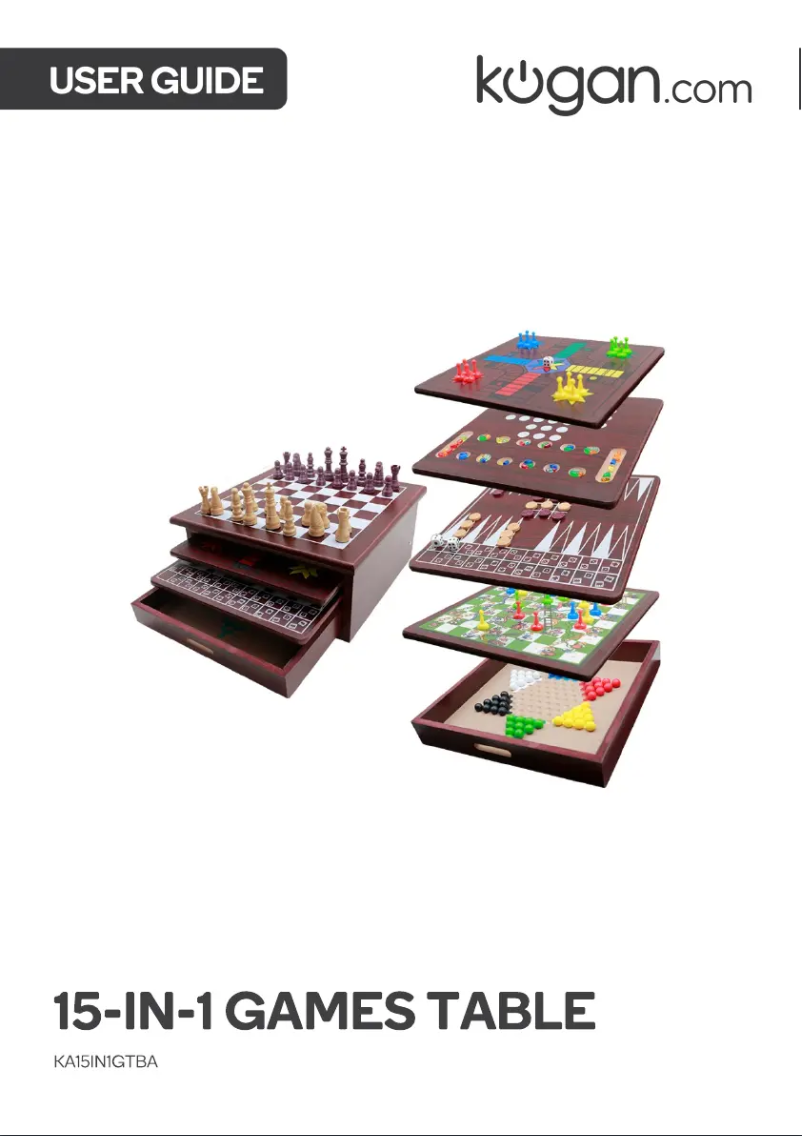 Image de la première page du manuel de l'appareil KA15IN1GTBA