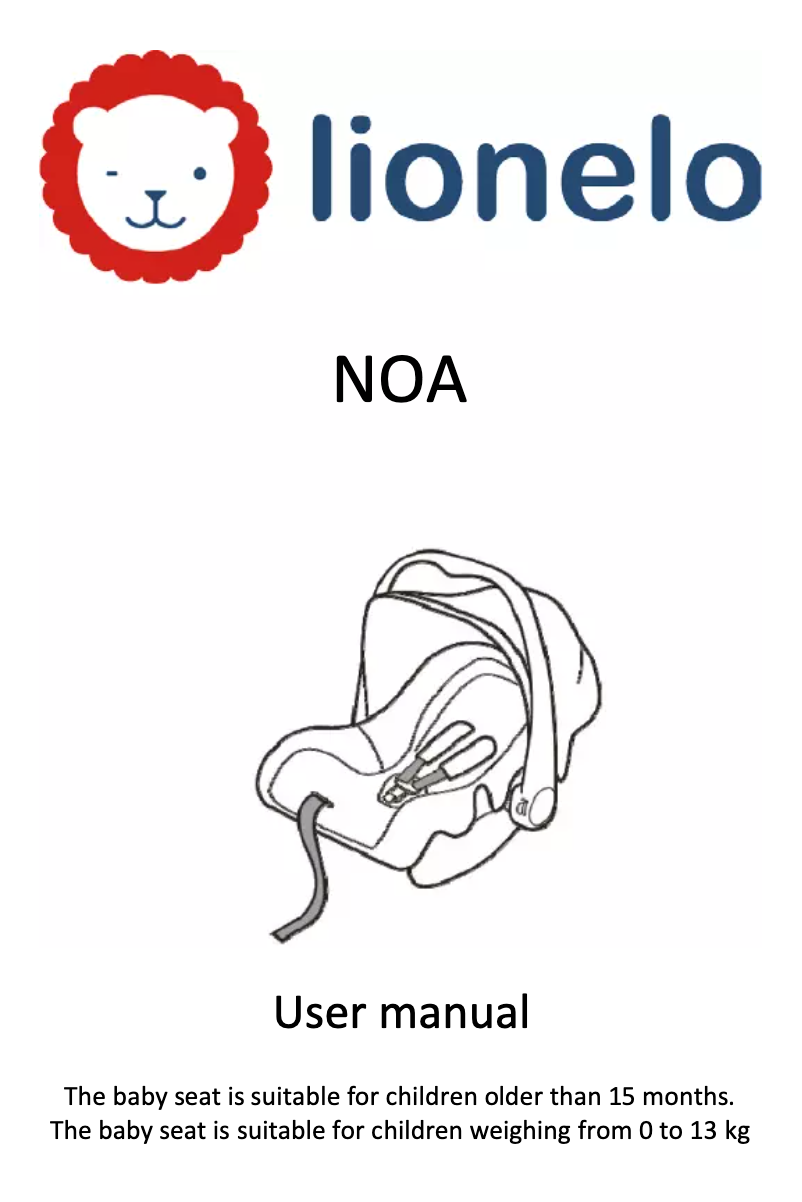 Image de la première page du manuel de l'appareil Noa