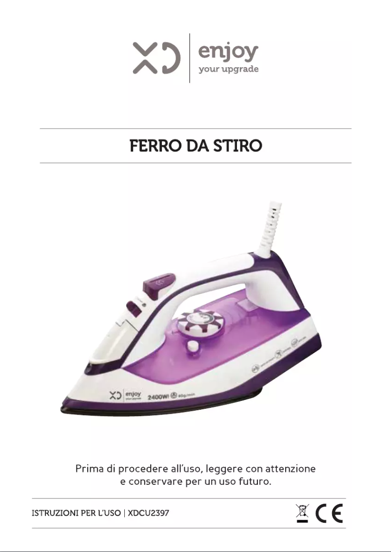 Page 1 de la notice Manuel utilisateur XD CU2397