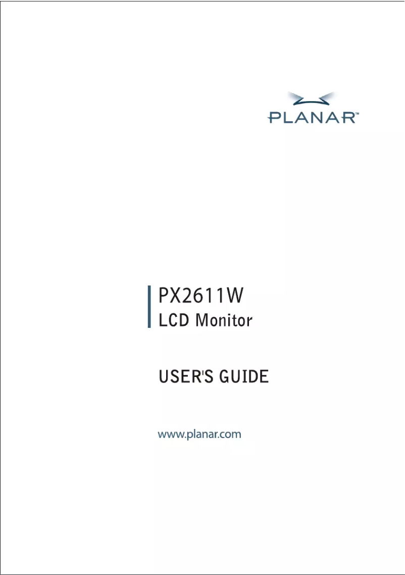 Image de la première page du manuel de l'appareil PX2611W