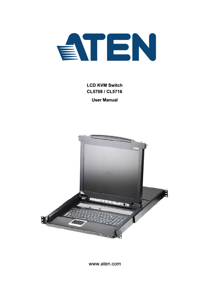 Page 1 de la notice Manuel utilisateur ATen CL5716