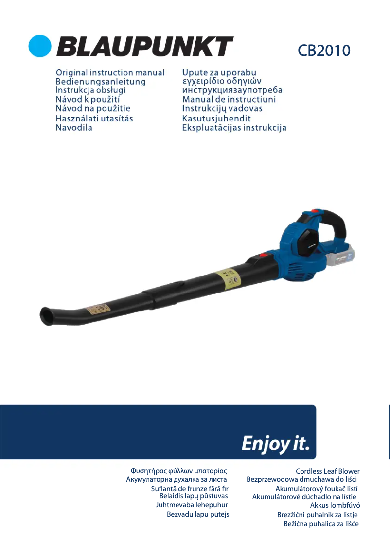 Page n°1 - Manuel utilisateur Blaupunkt CB2010