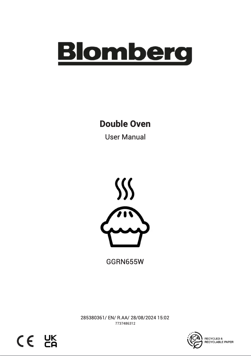 Page 1 de la notice Manuel utilisateur Blomberg GGRN655W