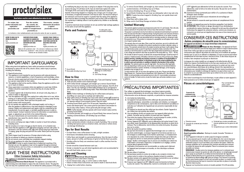 Image de la première page du manuel de l'appareil 80402