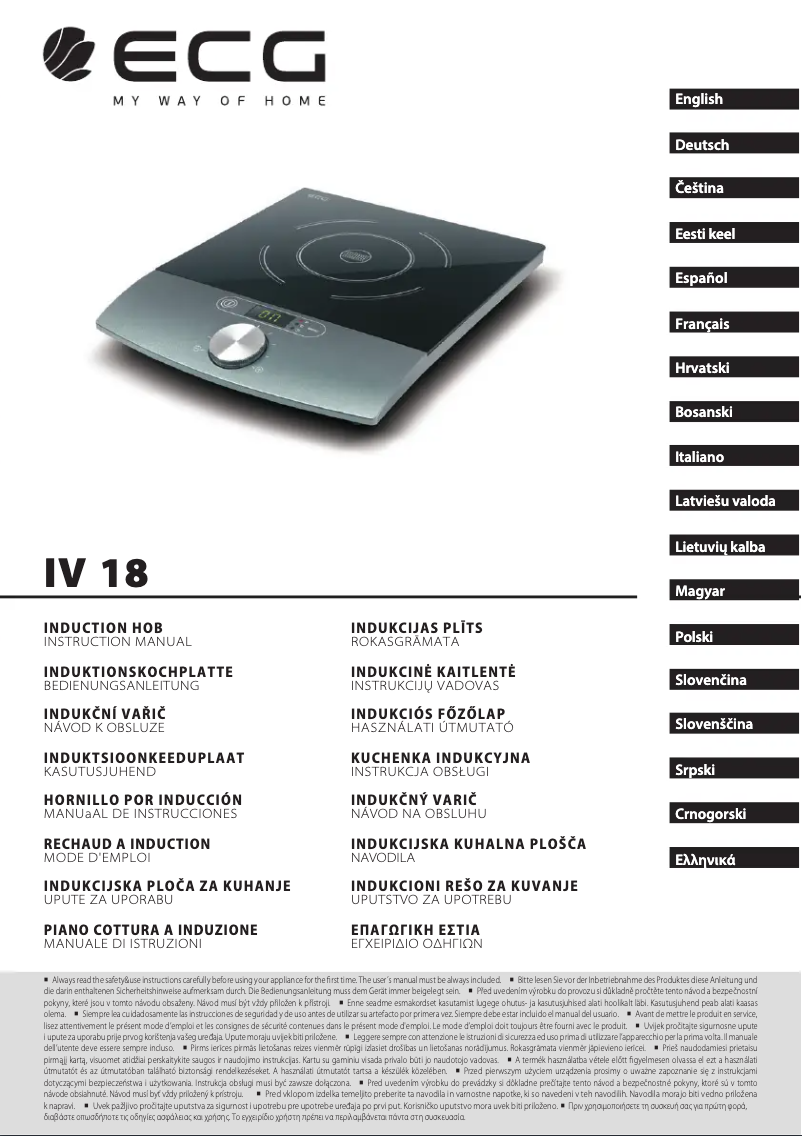Page n°1 - Manuel utilisateur ECG IV 18