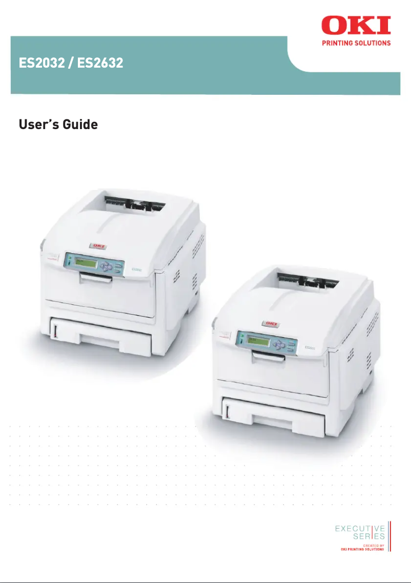 Page n°1 - Manuel utilisateur OKI ES2632a4