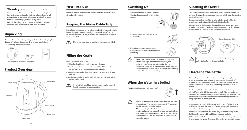 Page 1 de la notice Manuel utilisateur Logik L17JBS17