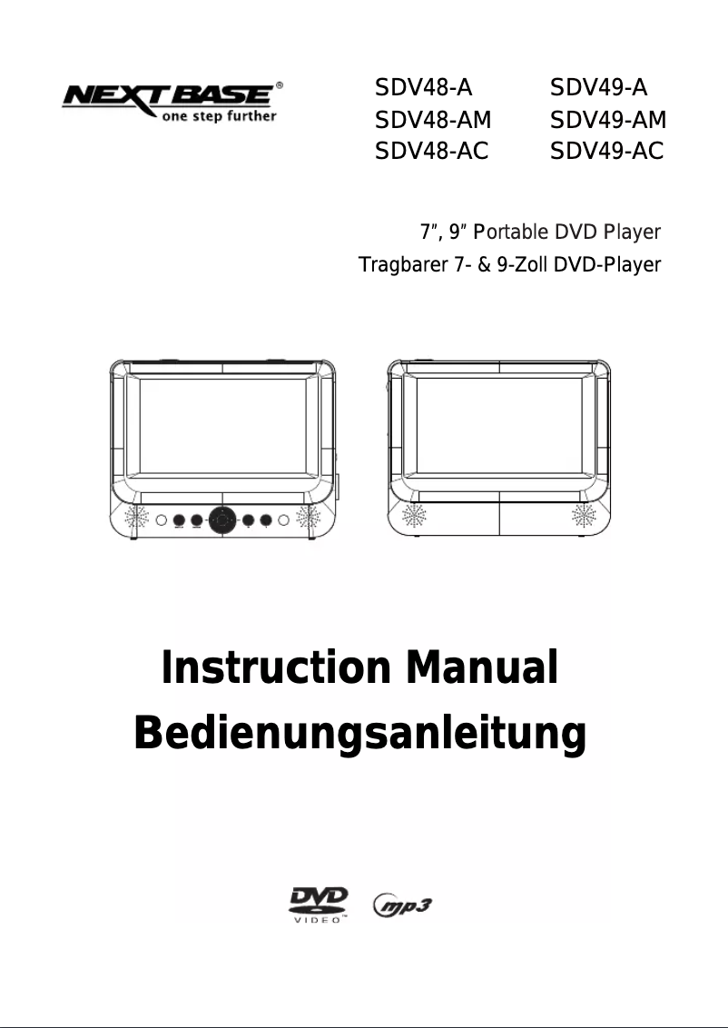 Page n°1 - Manuel utilisateur Nextbase SDV48-A