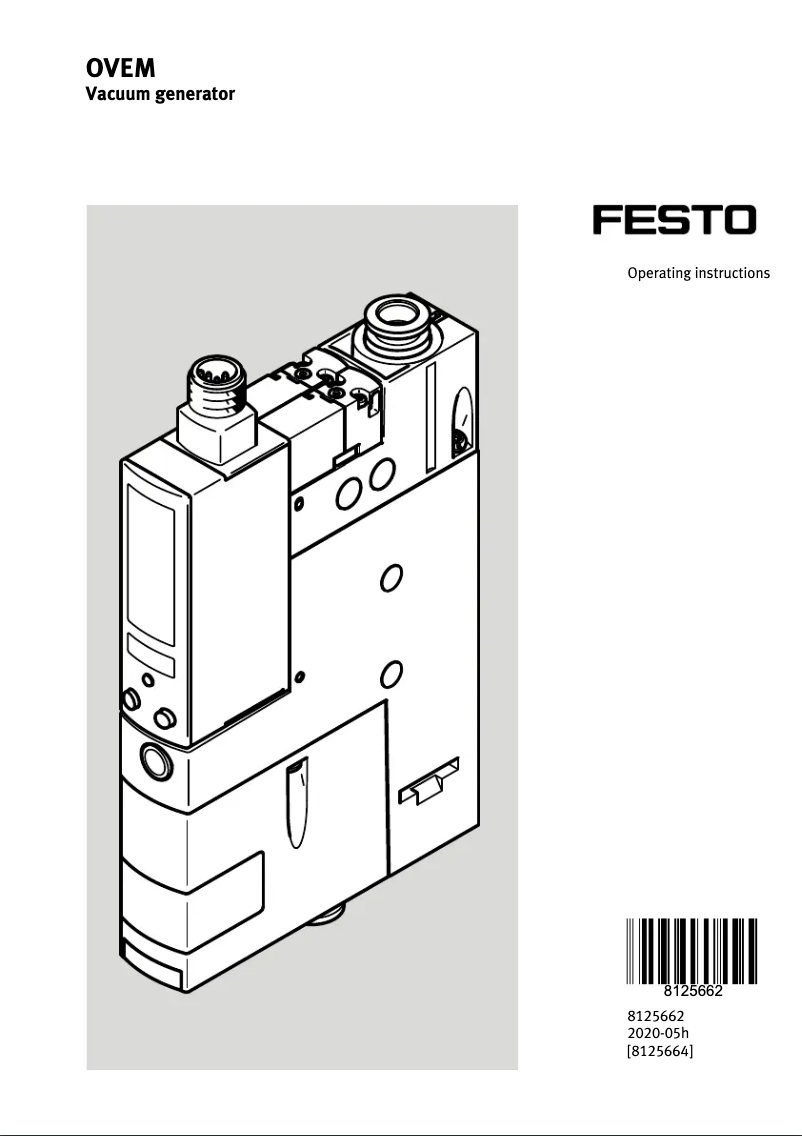 Page 1 de la notice Manuel utilisateur Festo OVEM-07-H-B-GO-OE-N-2N