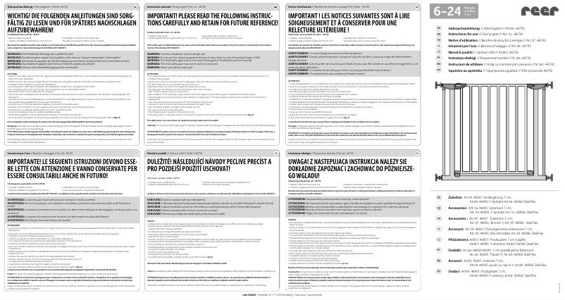 Page 1 de la notice Manuel utilisateur Reer 46730