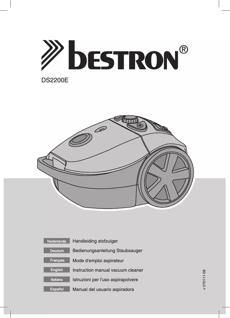 Image de la première page du manuel de l'appareil DS2200E