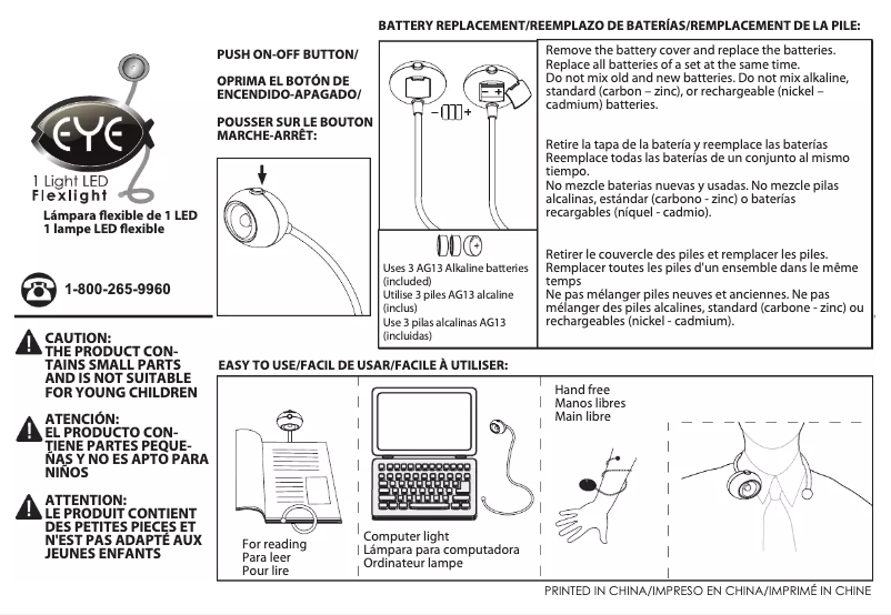 Image de la première page du manuel de l'appareil B1010