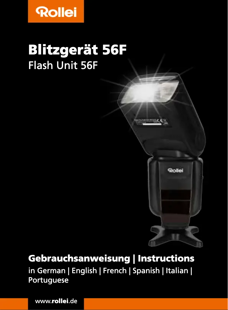 Image de la première page du manuel de l'appareil Pro Flash Unit 56F