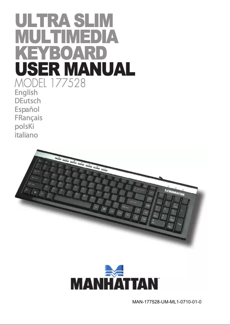 Page n°1 - Manuel utilisateur IC Intracom Ultra-Slim