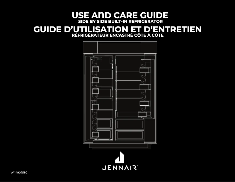 Page n°1 - Manuel utilisateur Jenn-Air JBSS42E22L