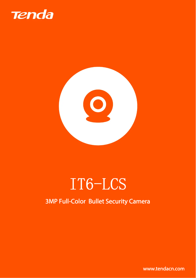 Page 1 de la notice Fiche technique Tenda IT6-LCS