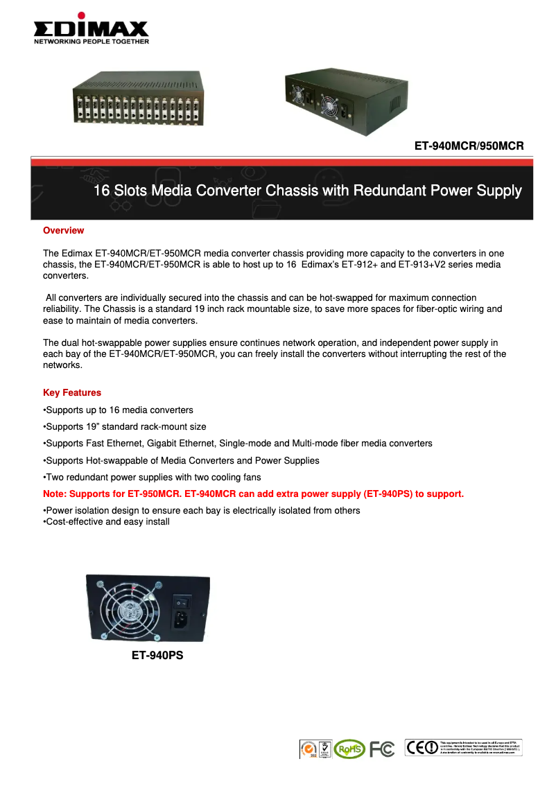 Image de la première page du manuel de l'appareil ET-940MCR