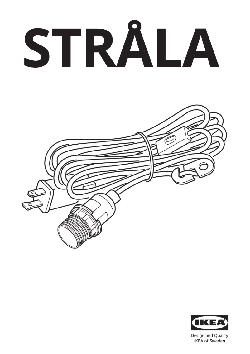 Image de la première page du manuel de l'appareil STRÅLA 903.715.05