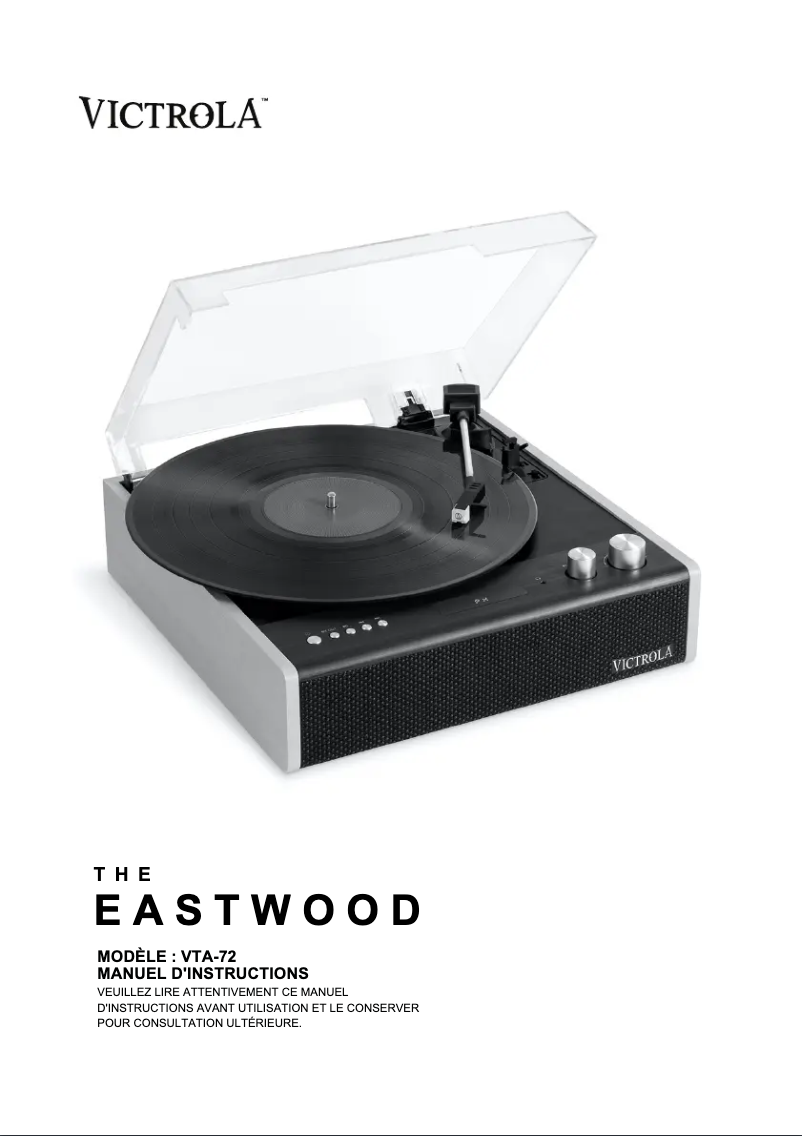 Image de la première page du manuel de l'appareil Eastwood VTA-72