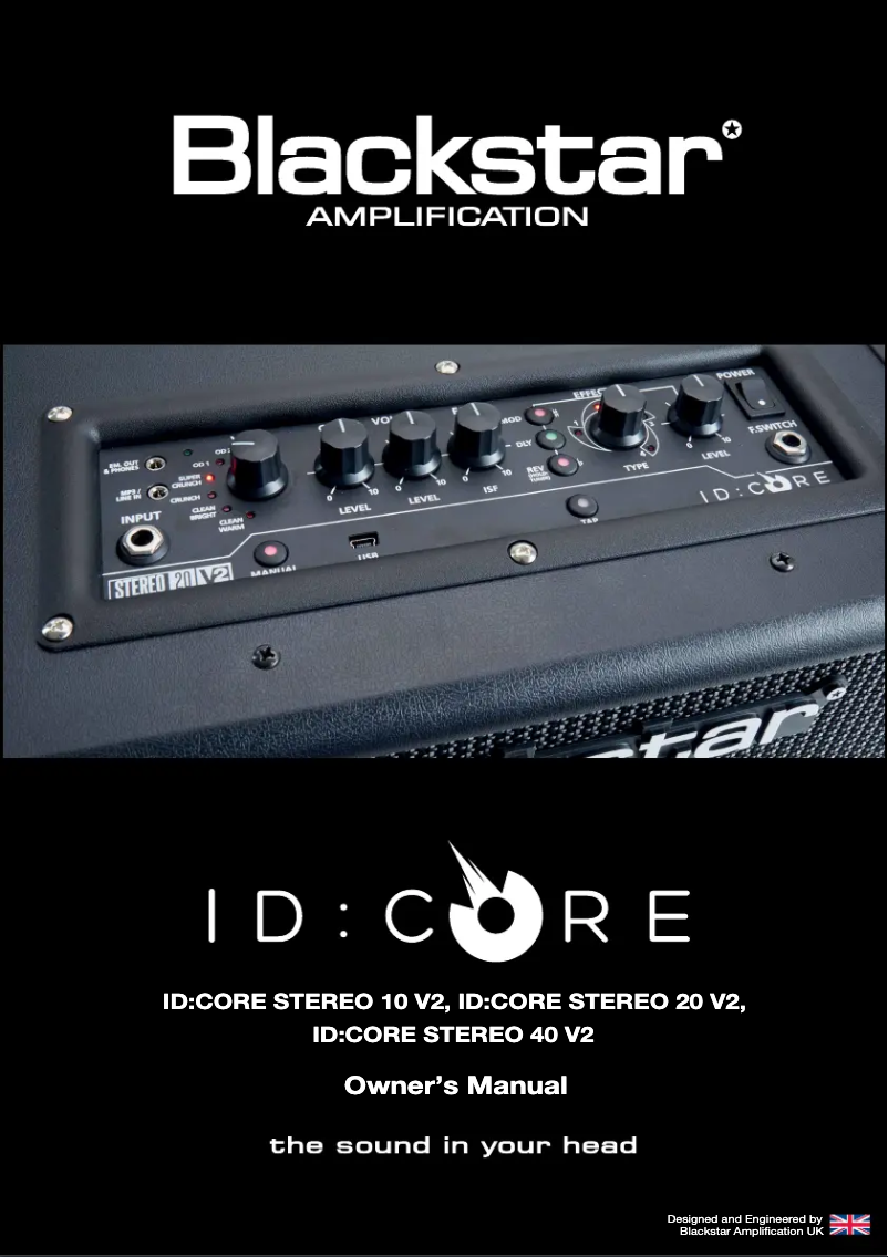 Page n°1 - Manuel utilisateur Blackstar ID:Core Stereo 40 V2