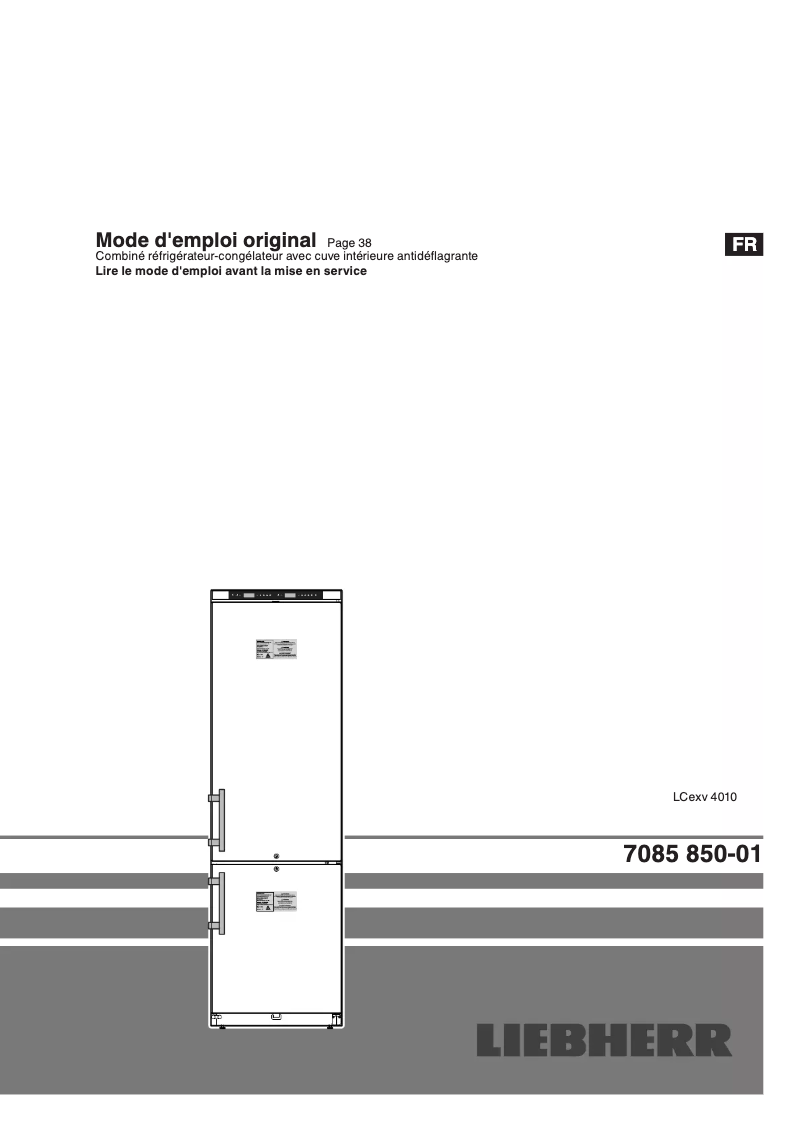 Image de la première page du manuel de l'appareil LCexv 4010 MediLine