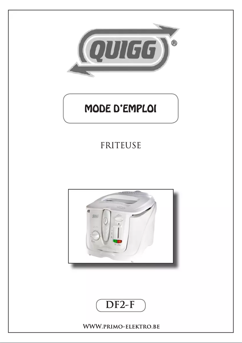Image de la première page du manuel de l'appareil DF2