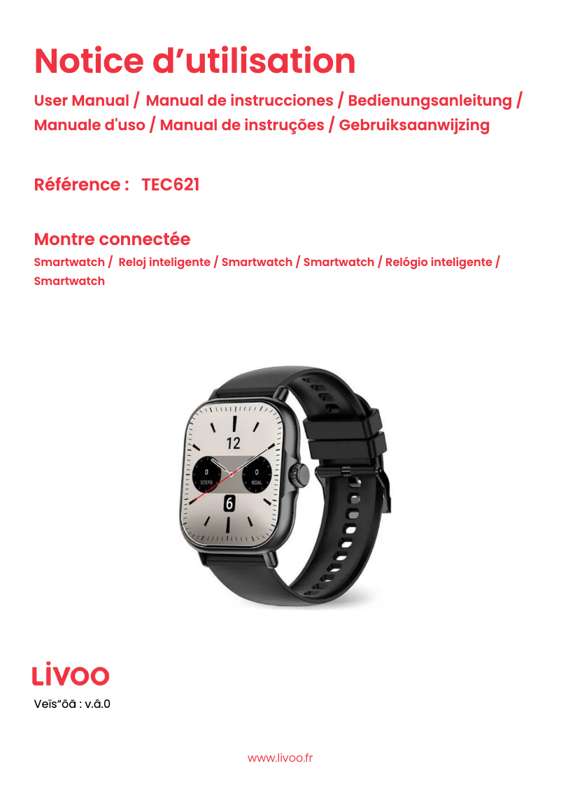 Image de la première page du manuel de l'appareil TEC621