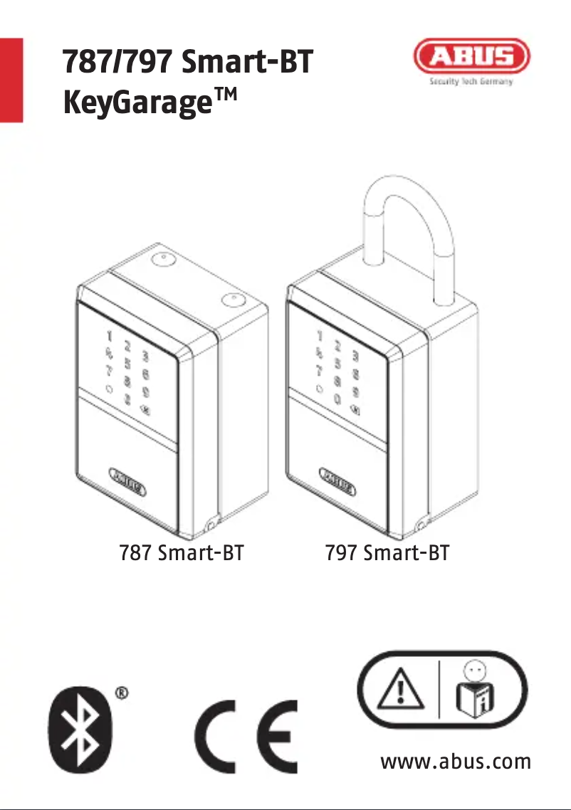 Page 1 de la notice Manuel utilisateur Abus KeyGarage 797