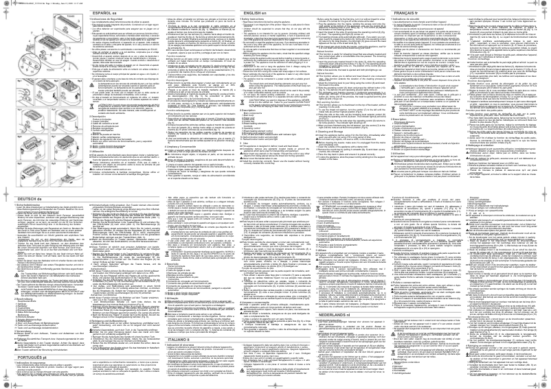 Imagen de la primera página del manual del dispositivo TL5400