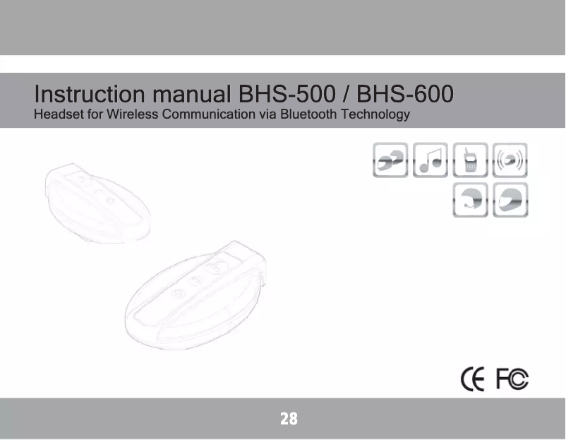Page 1 de la notice Manuel utilisateur Camos BHS-600