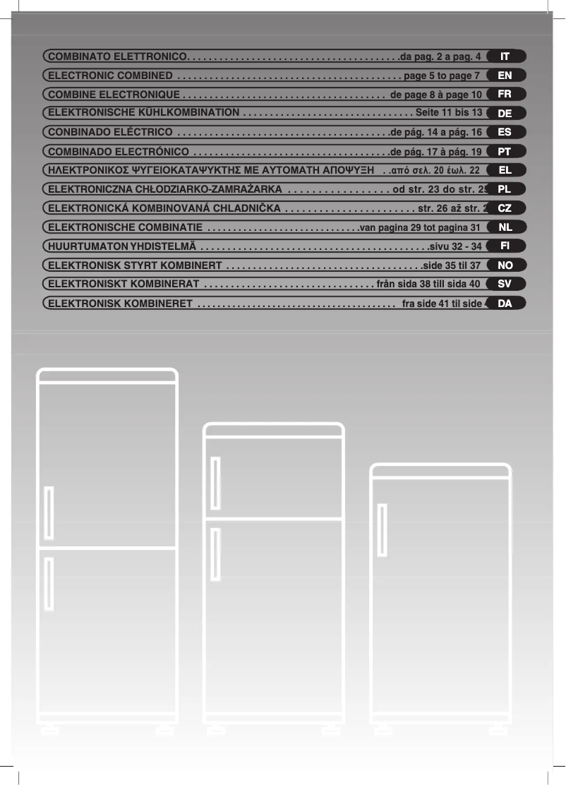 Page 1 de la notice Manuel utilisateur Candy CDMEE 3750