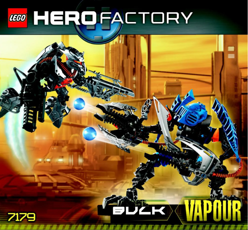 Page n°1 - Manuel utilisateur Lego Hero Factory 7179