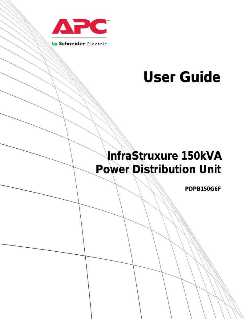 Page n°1 - Manuel utilisateur APC PDPB150G6F