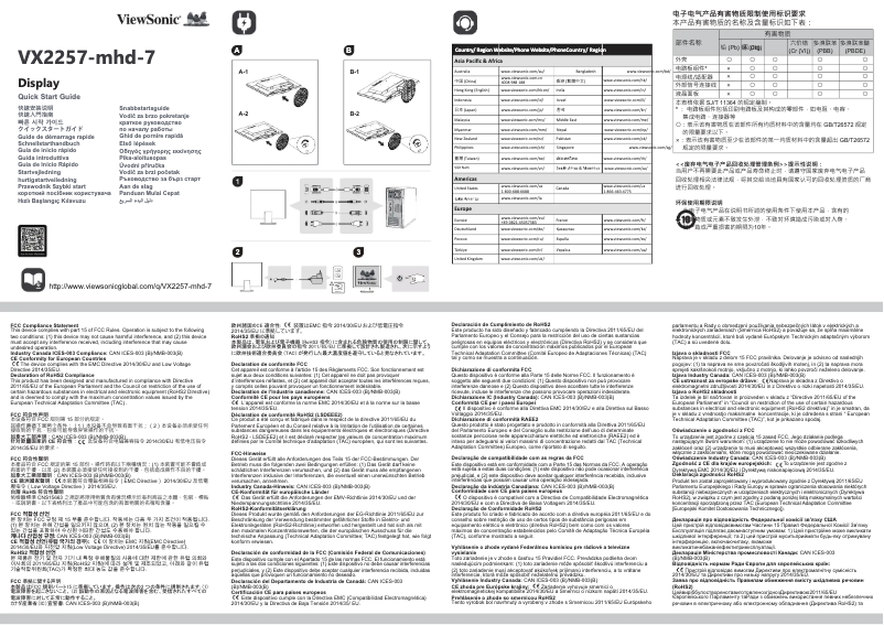 Image de la première page du manuel de l'appareil VX2257-MHD-7