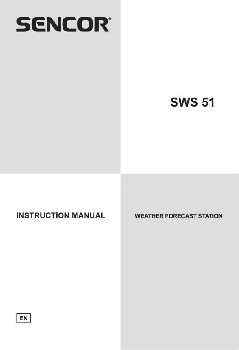 Image de la première page du manuel de l'appareil SWS 51 W