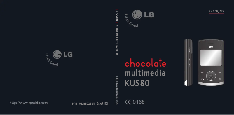 Page n°1 - Manuel utilisateur LG KU580