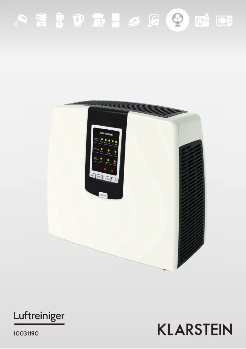 Page n°1 - Manuel utilisateur Klarstein 10031190