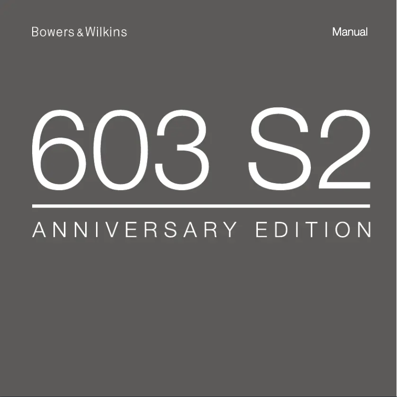 Página 1 del manual Manual de usuario Bowers & Wilkins HTM6 S2