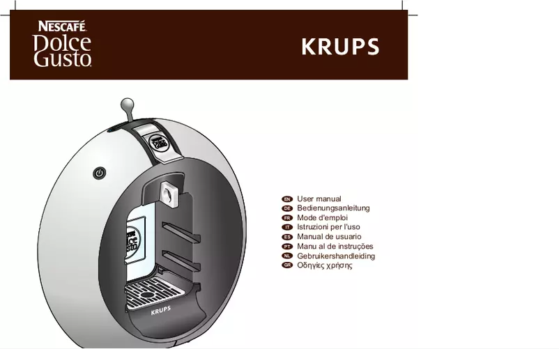 Page 1 de la notice Manuel utilisateur Nescafé Circolo