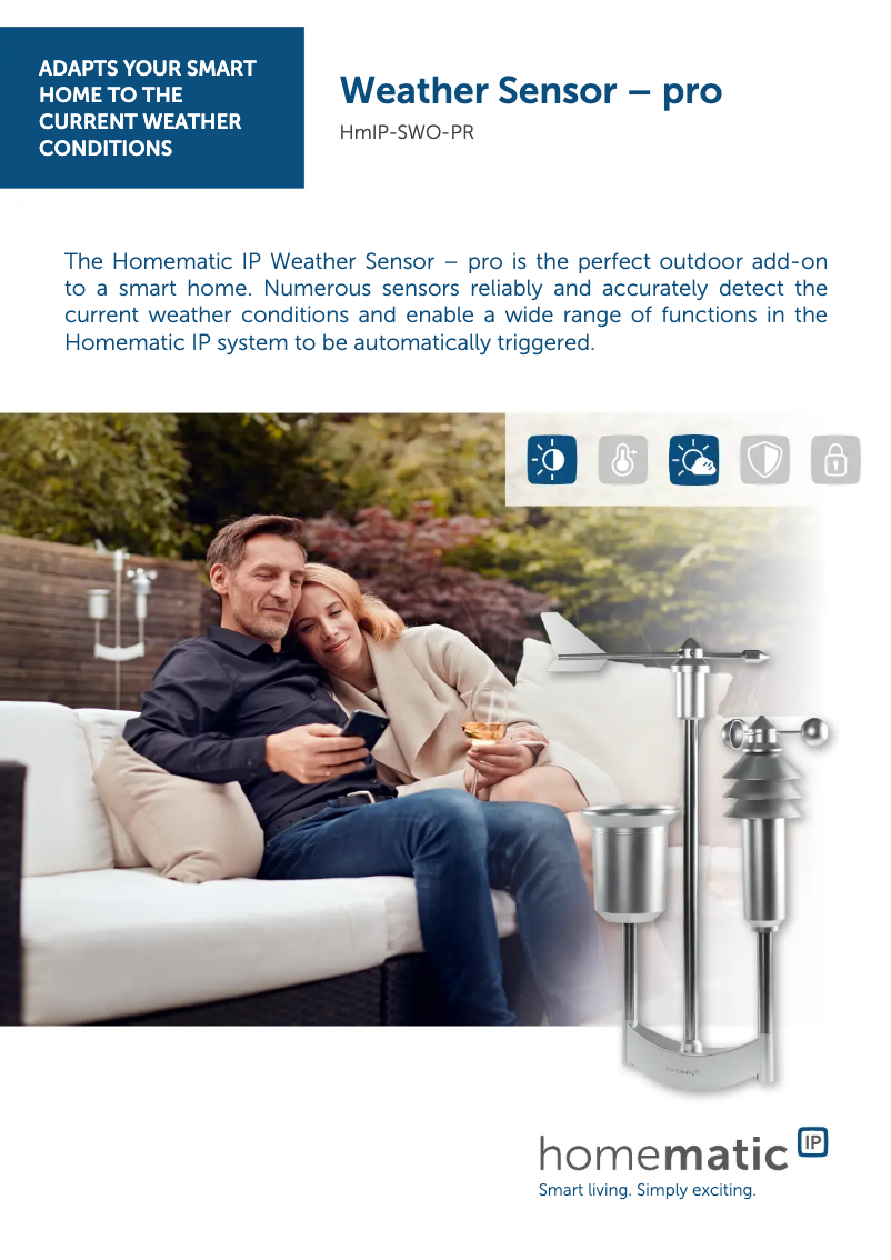Imagen de la primera página del manual del dispositivo HmIP-SWO-PR