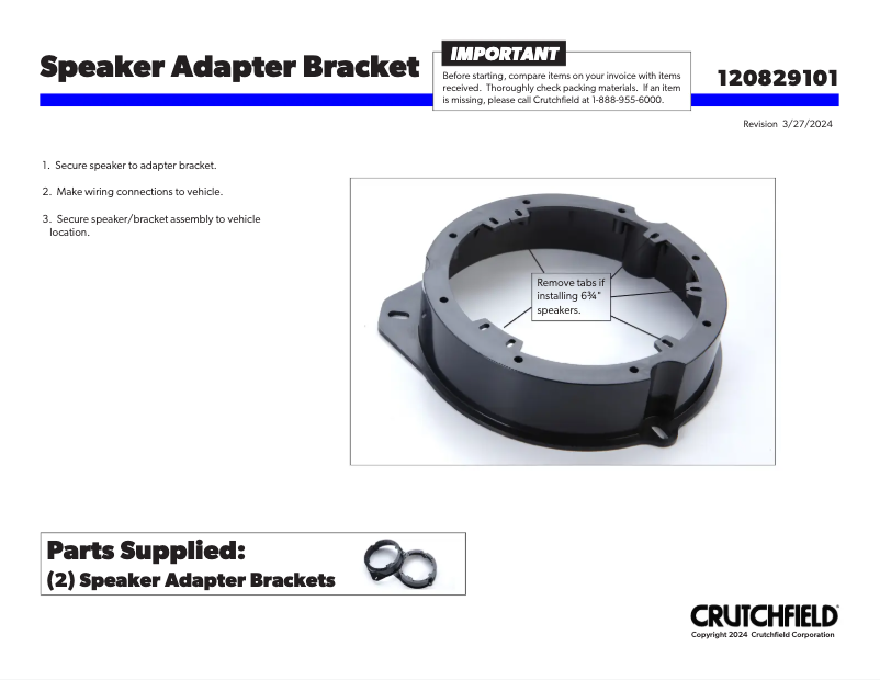 Page 1 de la notice Manuel utilisateur Metra 82-9101