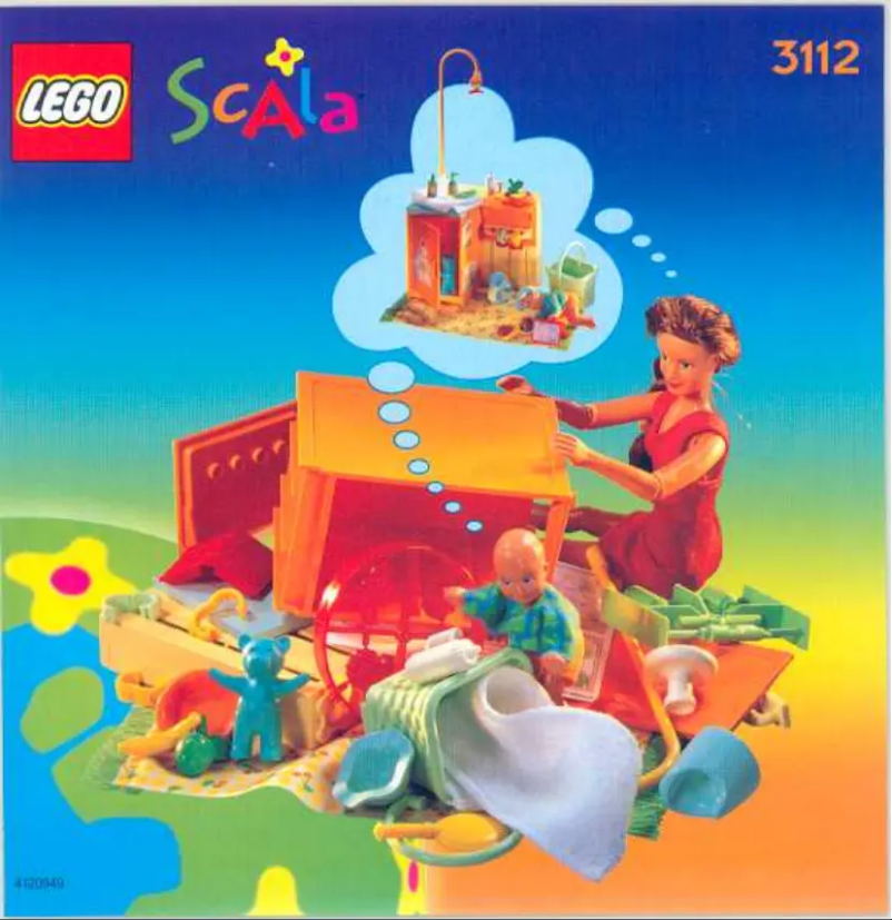 Page 1 de la notice Manuel utilisateur Lego SCALA GIGGLY NURSERY