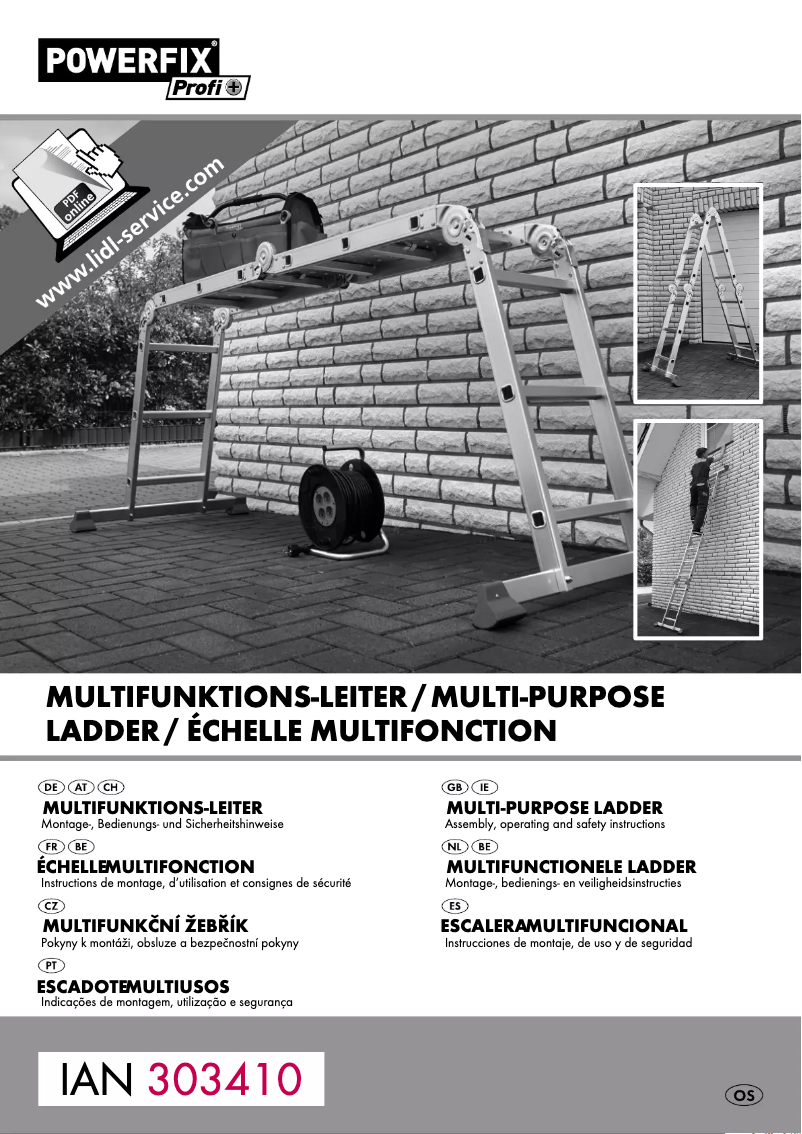 Page n°1 - Manuel utilisateur Powerfix Z30473