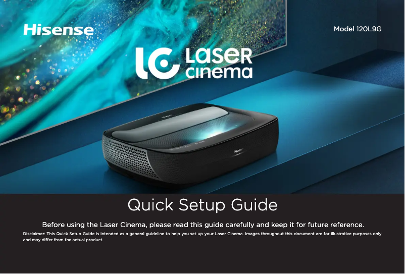 Image de la première page du manuel de l'appareil 120L9G-CINE120A